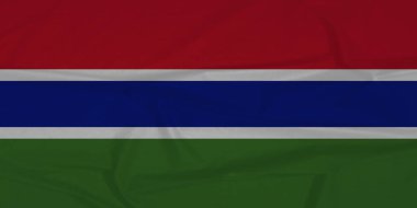 Orta Dalga Gerçekçi Dokuda Gambiya Zarif Bayrağı