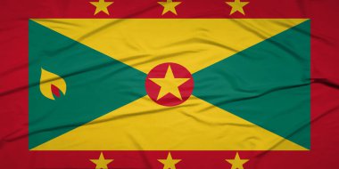 Hava Özgürlük ve Birlik Konseptinde Gururlu Grenada Bayrağı