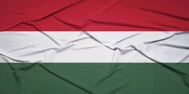 Yumuşak Akan Macaristan Ulusal Bayrağı Harekette Yakalandı