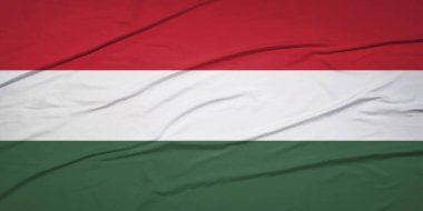 Yumuşak Akan Macaristan Ulusal Bayrağı Harekette Yakalandı