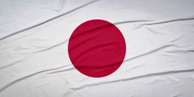 Pürüzsüz Japon Bayrağı Harekette Yakalandı