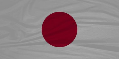 Pürüzsüz Japon Bayrağı Harekette Yakalandı