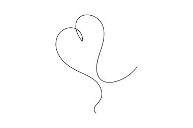  Aşk simgesi sürekli beyaz arkaplan çiziyor