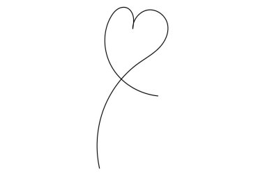  Aşk simgesi sürekli beyaz arkaplan çiziyor