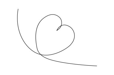  Aşk simgesi sürekli beyaz arkaplan çiziyor