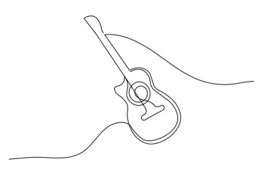 Gitar sürekli beyaz arkaplan çiziyor