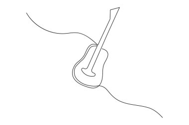 Gitar sürekli beyaz arkaplan çiziyor