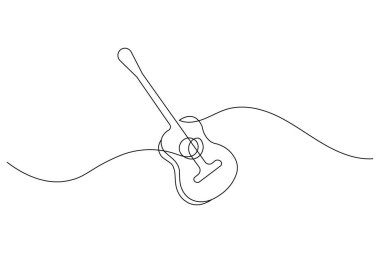 Gitar sürekli beyaz arkaplan çiziyor