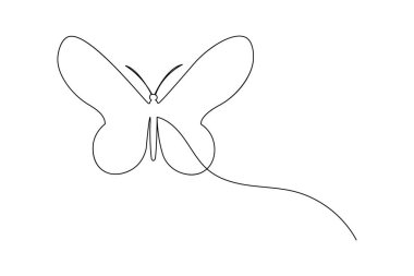  Kelebek sürekli beyaz arkaplan çiziyor