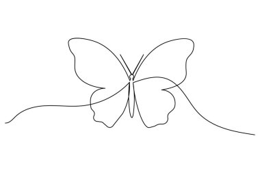  Kelebek sürekli beyaz arkaplan çiziyor