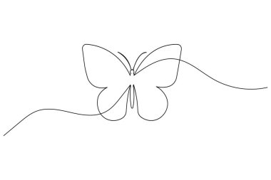  Kelebek sürekli beyaz arkaplan çiziyor