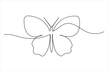  Kelebek sürekli beyaz arkaplan çiziyor