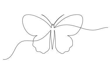  Kelebek sürekli beyaz arkaplan çiziyor