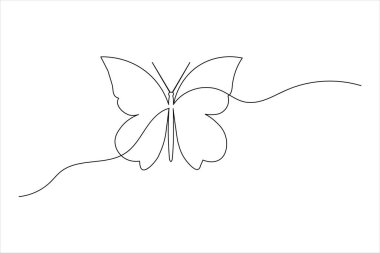  Kelebek sürekli beyaz arkaplan çiziyor