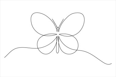  Kelebek sürekli beyaz arkaplan çiziyor