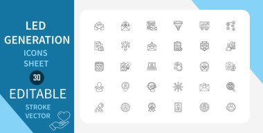 Led Generation Line Simgeleri Ayarlandı. Enerji, Teknoloji, İş, Tasarım, Minimal, Temiz, Web Sitesi ve daha fazlası. Çizgi Vektör Simgesi Çizgisel Tarzında. Düzenlenebilir Vuruş. Vektör İllüstrasyonu.