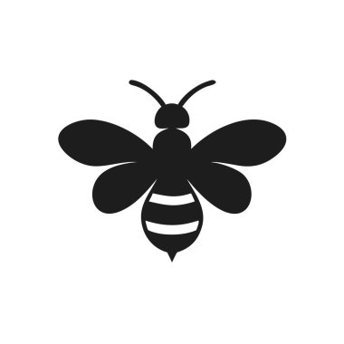 Bal arısı Simgesi, Siyah Siluet, Tozlaşma, Böcek, Doğa, Tatlılık, Bal, Arıcılık