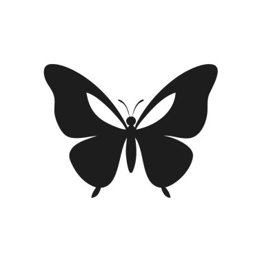 Siluet Kral Kelebek Vektör İllüzyonu, Kelebek, Kral, Siluet, Kanatlar, Böcek