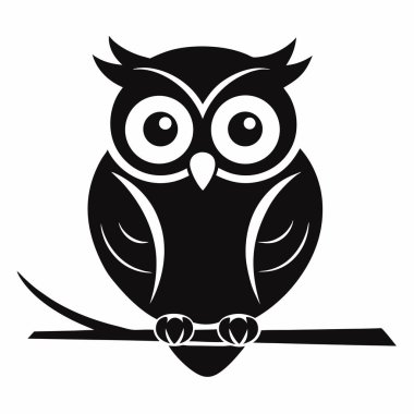  Siyah Baykuş, Kuş, Şube, Gece, Bilgelik, Sembol, Orman, Şirin, Çizgi film, Grafik