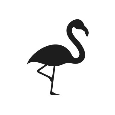 Kuğu logosu tasarım vektör şablonu. Kuğu logosu illüstrasyonu