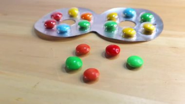 Tahta Masada Gözlük Şekerleri