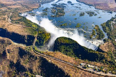 Zimbabwe ve Zambiya Victoria Şelalesi Ulusal Par
