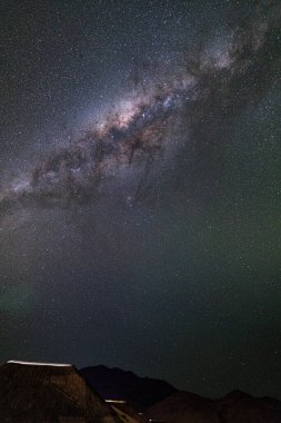 Gece Gökyüzü Astrofotografı - Samanyolu Galaksisi, Çöl Vahşeti Sossusvlei Moun