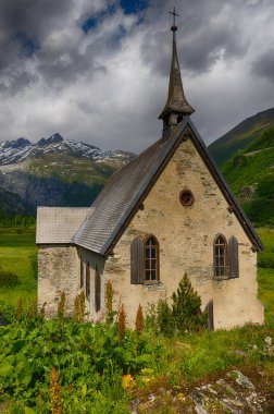 Grimselpass İsviçre 'deki eski tarihi kilise