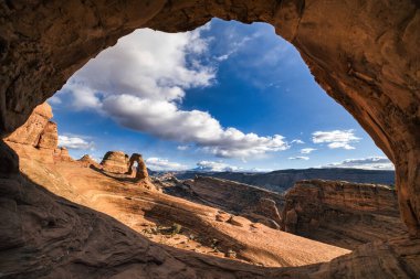 Görüntüler veya Kemerler, Kanyonlar, Antilop Kanyonu, Utah, Moab, Kanyonlar, Kemerler, Ulusal Park, Günbatımı ve Gündoğumu