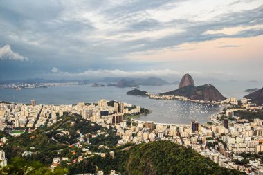 Mirante Dona Marta 'dan Rio de Janeiro Şehri - RJ, Brezilya