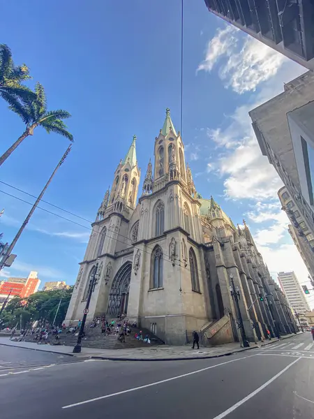 Da Se Meydanı 'ndaki Metropolitan Katedrali - Sao Paulo, Brezilya