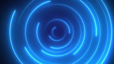 soyut arkaplan, neon ışık çizgileri, daire, daire, daire.