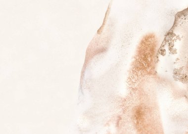Elegant simple hand painted art watercolor background. Luxury abstract watercolor social media backdrop. Beige neutral delicate brush stroke texture. Abstract stylish artistic natural minimalist card.