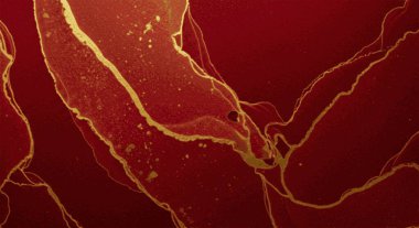 Vektör kırmızı ve altın arkaplan