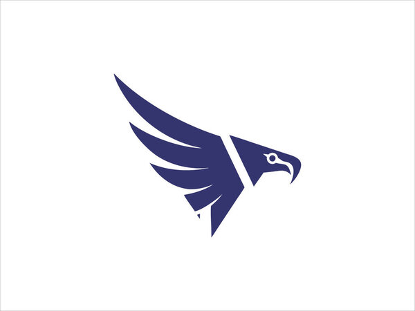 falcon logo design vector