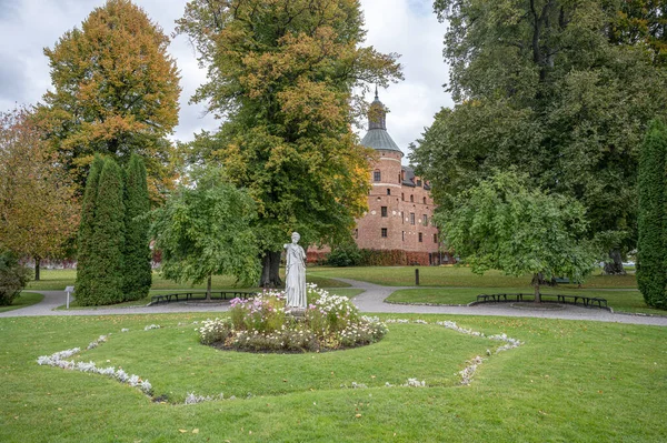 Pohled Slavný Švédský Hrad Gripsholm Století Mariefred Sodermanland Švédsko — Stock fotografie