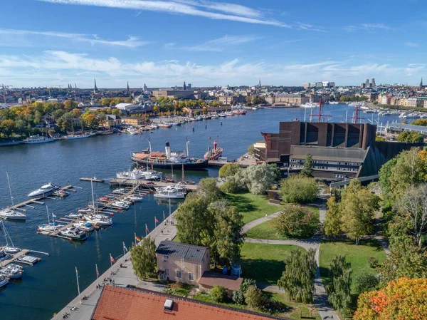 Skandinav Müzesi Vasa Müzesi Sveç Orta Stockholm Kentindeki Curgarden Adasında — Stok fotoğraf