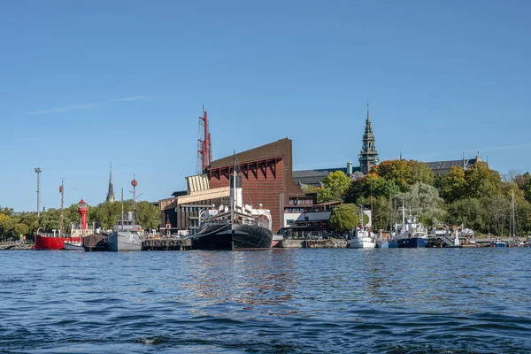 stock image The Nordic Museum and Vasa Museum is museums located on Djurgarden island in central Stockholm, Sweden.