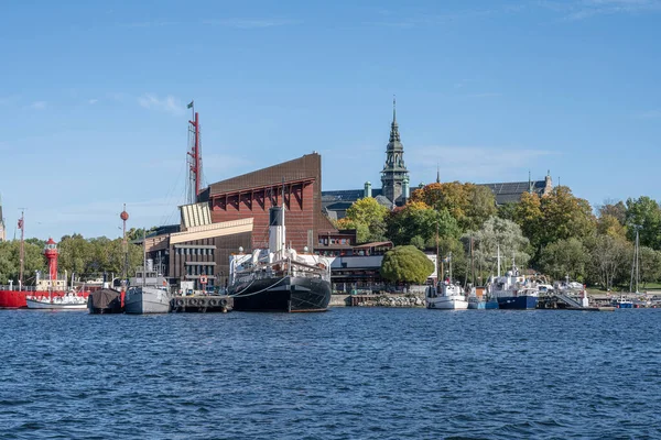 Museu Nórdico Museu Vasa São Museus Localizados Ilha Djurgarden Centro — Fotografia de Stock