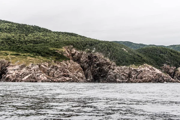 ケープブルトン島の海岸線の景色を望むカボットトレイルルート ノバスコシア ハールズ カナダ — ストック写真