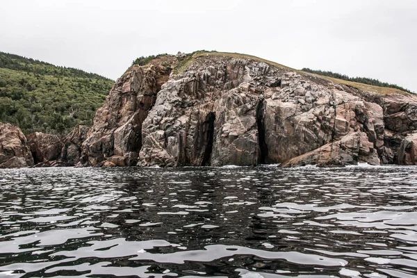 Cape Breton Adası Sahil Hattı 'nın panoramik manzarası Cabot Yolu manzaralı rotası, Nova Scotia Hghlands Kanada.