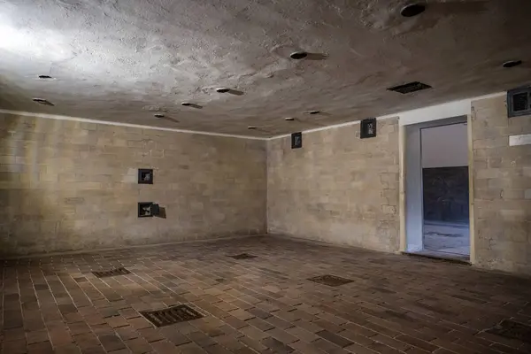 Vnitřek Plynové Komory Koncentračním Táboře Dachau Německém Dachau — Stock fotografie