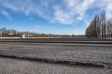 Almanya 'daki Dachau Toplama Kampı Binaları.
