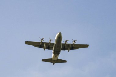 Fransız uçağı Airbus A400M Atlas, askeri nakliye uçağı Avrupa NATO.