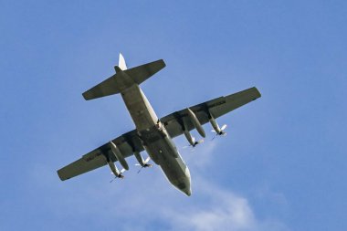 Fransız uçağı Airbus A400M Atlas, askeri nakliye uçağı Avrupa NATO.