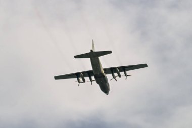 Fransız uçağı Airbus A400M Atlas, askeri nakliye uçağı Avrupa NATO.