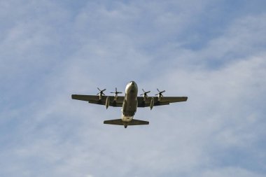 Fransız uçağı Airbus A400M Atlas, askeri nakliye uçağı Avrupa NATO.