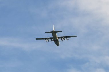 Fransız uçağı Airbus A400M Atlas, askeri nakliye uçağı Avrupa NATO.