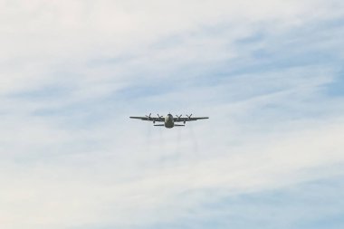 Fransız uçağı Airbus A400M Atlas, askeri nakliye uçağı Avrupa NATO.