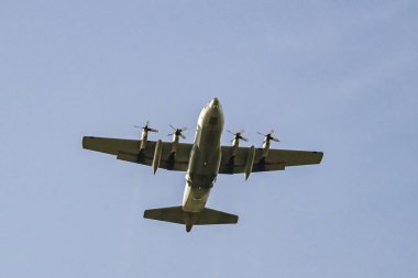 Fransız uçağı Airbus A400M Atlas, askeri nakliye uçağı Avrupa NATO.